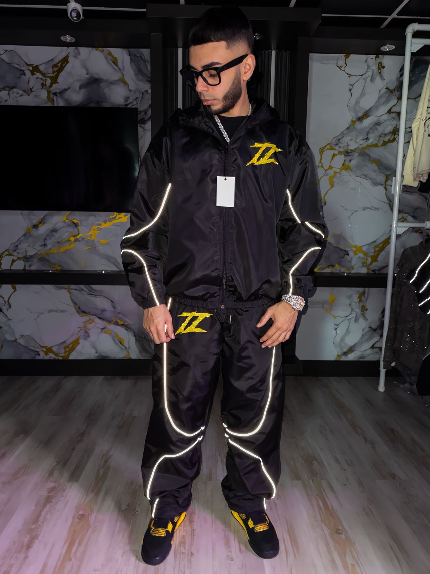 TRUTH LEGACY SET YELLOW W RHINESTONE