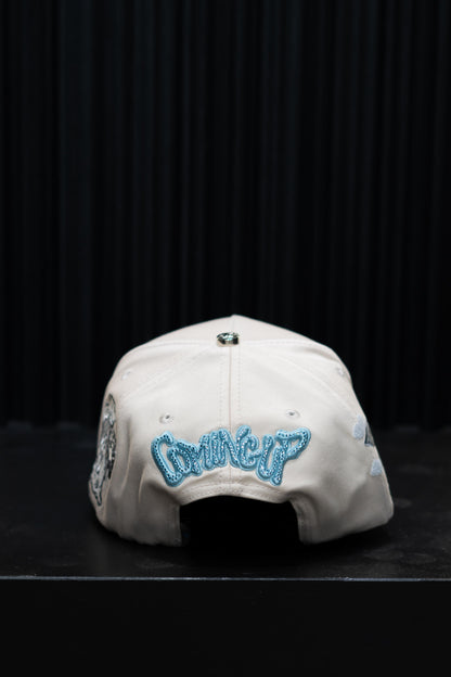 CAP FANS BOSTON BLUE CREAM