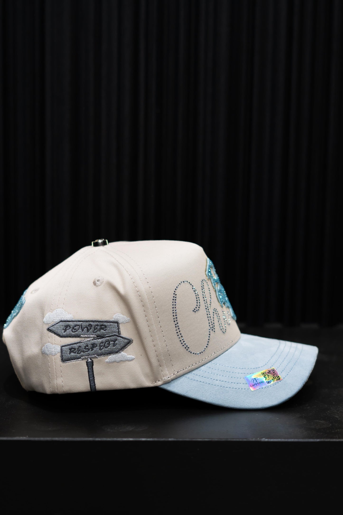 CAP FANS BOSTON BLUE CREAM