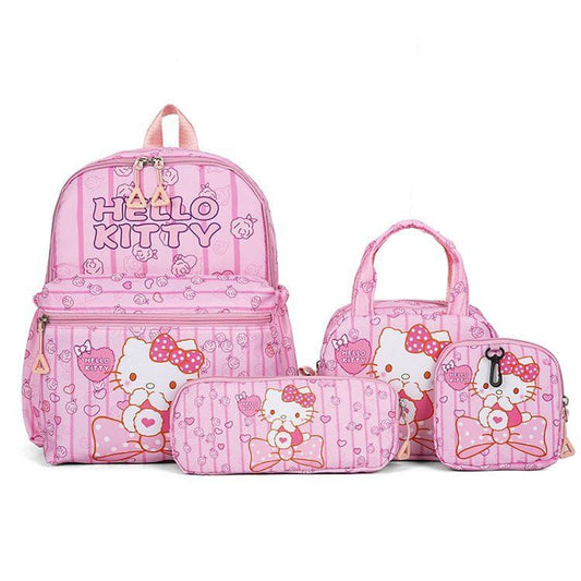 Set Escolar 4 piezas- Hello Kitty Rosa