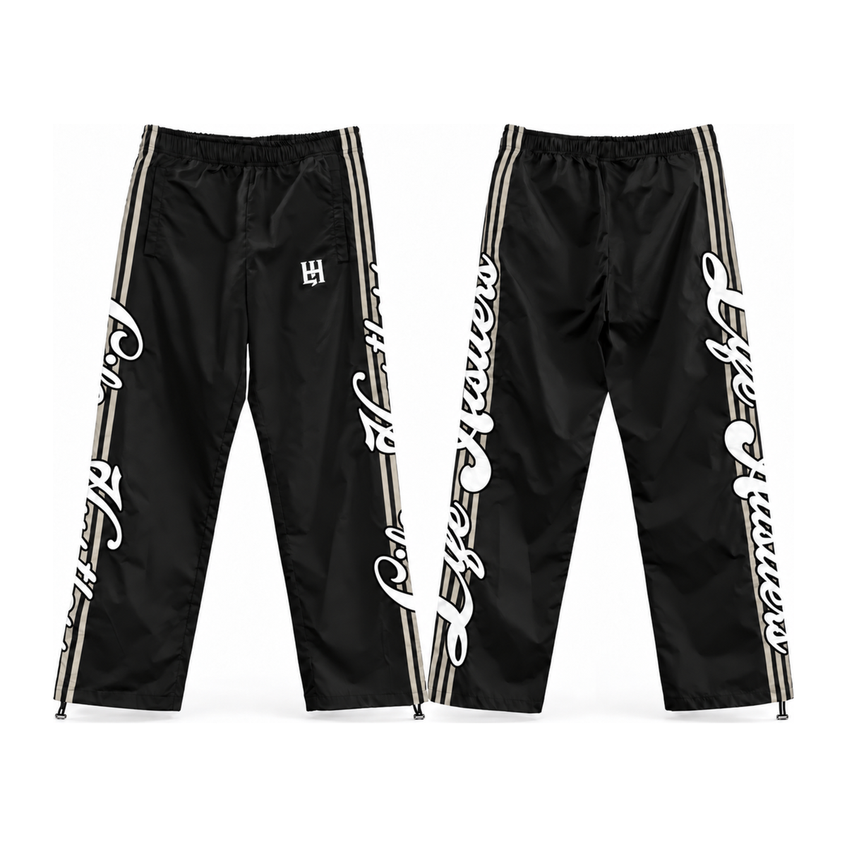 Life Hustlers “Black Track Pants”